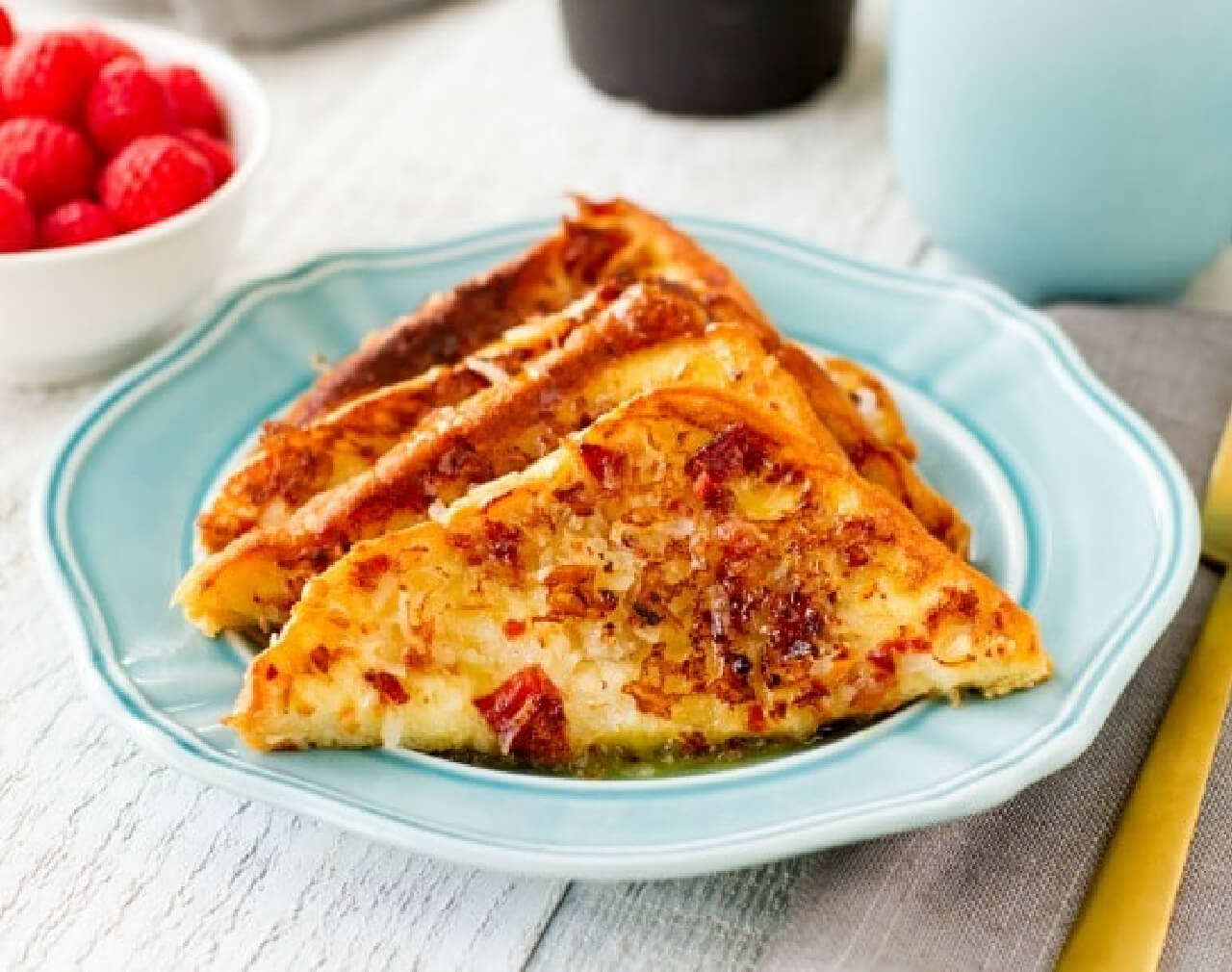 Bacon and Coconut French Toast